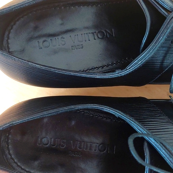 Louis vuitton black leather lace-up Oxford shoes - Picture 14 of 16